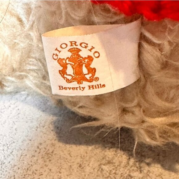 Giorgio Beverly Hills Collectible Teddy Bear Rare Vintage Knit Sweater Designer - Picture 5 of 16